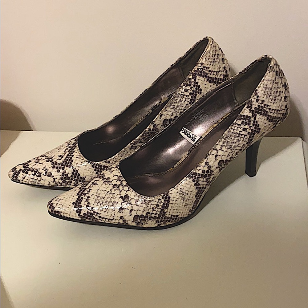 Snakeskin Heels